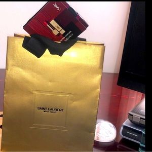 YSL lipstick is the rouge that dresses me!! Comes with Gold Shopping Bag